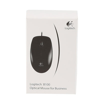 RATON LOGITECH B100 USB BLACK