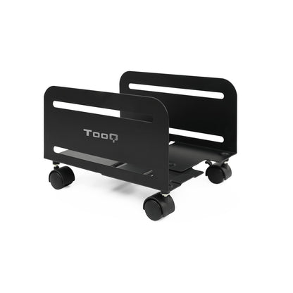 TOOQ Black CPU Floor Stand with Wheels