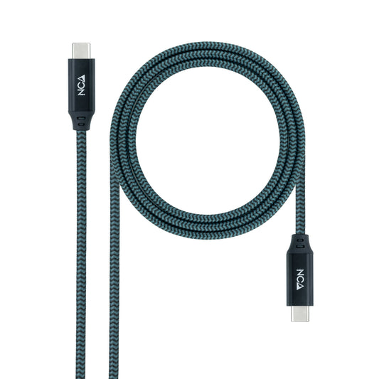 Nanocable USB-C 4/M to USB-C 4/M 1m (10.01.4301-COMB)