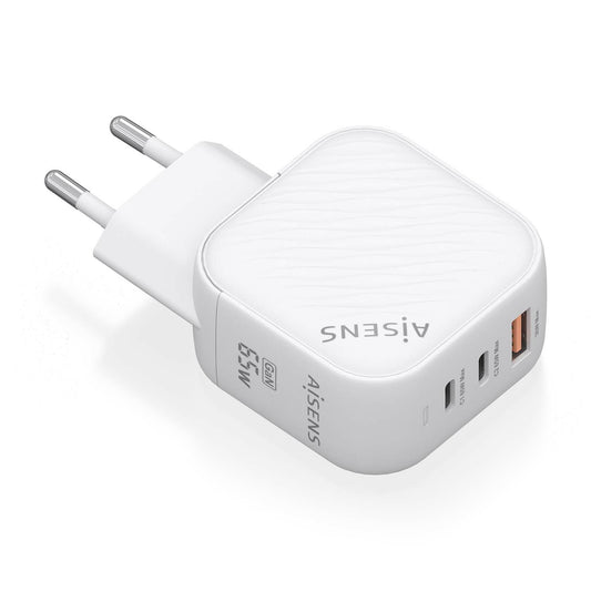 AISENS Wall Charger USB-A 2USB-C 65W(ASCH-65W3P026-W)