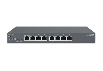 EnGenius 8p 10/100/1000 PoE Black Switch (ECS1008P)