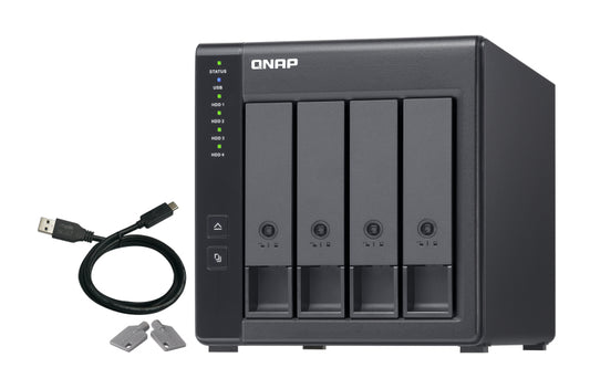 QNAP 4-bay USB 3.0 RAID Expansion Enclosure (TR-004)