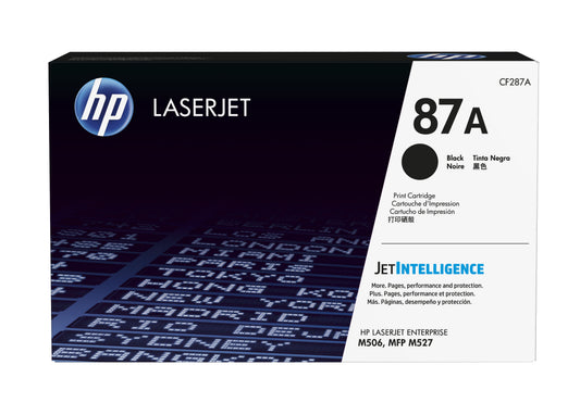 Toner HP LaserJet 87A Negro 8550 páginas (CF287A)