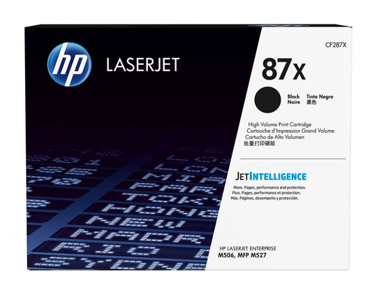 HP CF287X Negro Cartucho de Toner Original - 87X. 18.000 Paginas