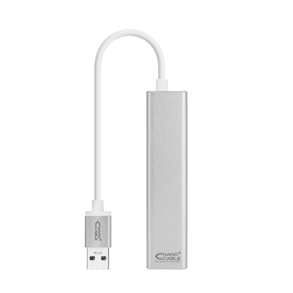 Nanocable 3xUSB 3.0 to RJ45 15cm Silver (10.03.0403)