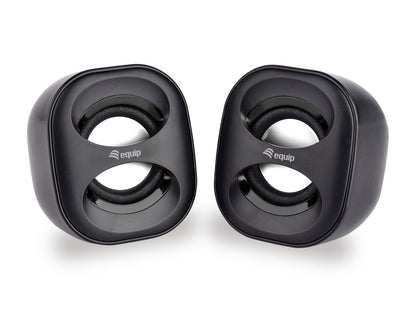 Altavoces EQUIP Life 2.0 6W 3.5mm USB Negro (EQ245330)