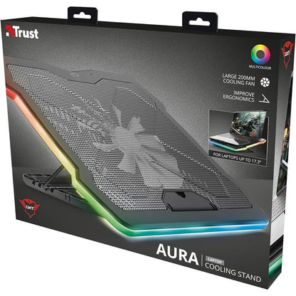 SOPORTE + VENTILADOR TRUST GXT1126 AURA REFRIGERACION RGB