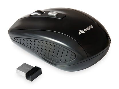 EQU Life RF Optical Mouse 1600dpi Black (EQ245104)