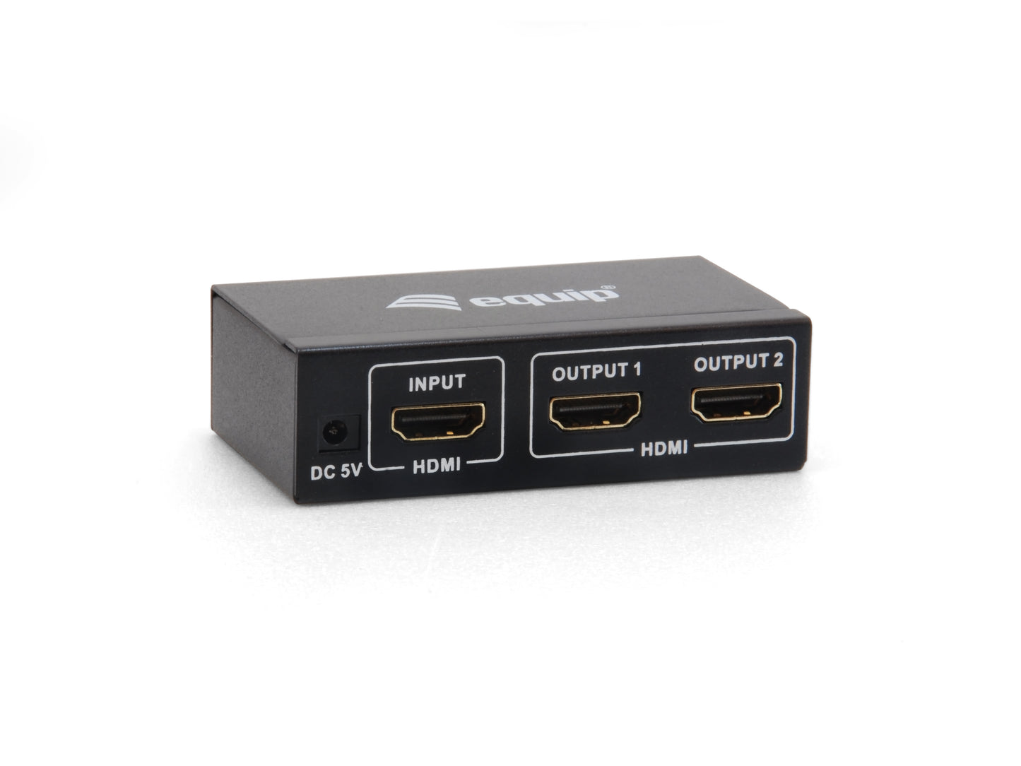 Splitter EQUIP 4K 1xHDMI In 2xHDMI Out Black (EQ332712)