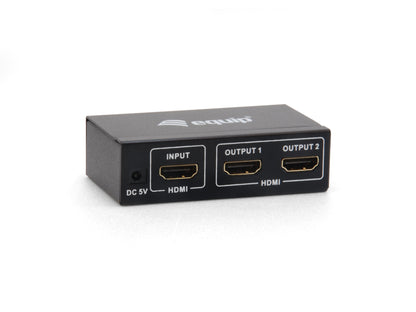 Splitter EQUIP 4K 1xHDMI In 2xHDMI Out Black (EQ332712)