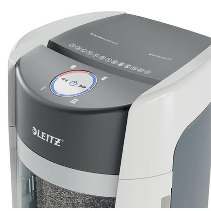 DESTRUCTORA LEITZ IQ OPTIMAX OFFICE P5 AUTOMATICA 35L WHITE