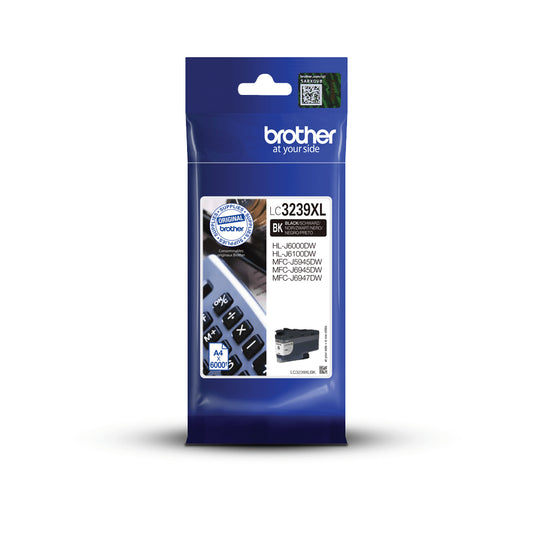 BROTHER XL Ink Black 6000 pages (LC3239XLBK)