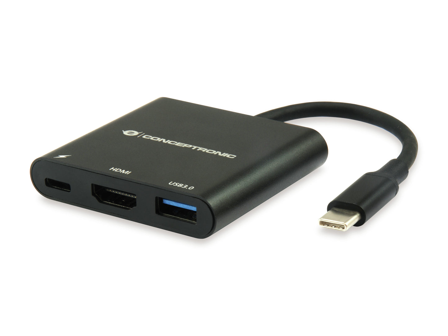Adaptador CONCEPTRONIC USB-C a HDMI/USB-A/C (DONN01B)