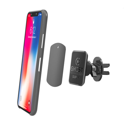 CELLY Magnetic Black Car Mount (GHOSTSUPERPLUS)