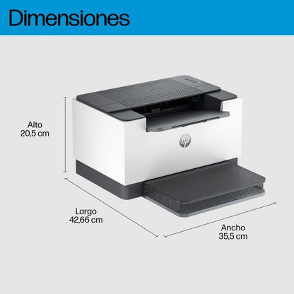 IMPRESORA HP LASER MONOCROMO LASERJET M209D DUPLEX WHITE