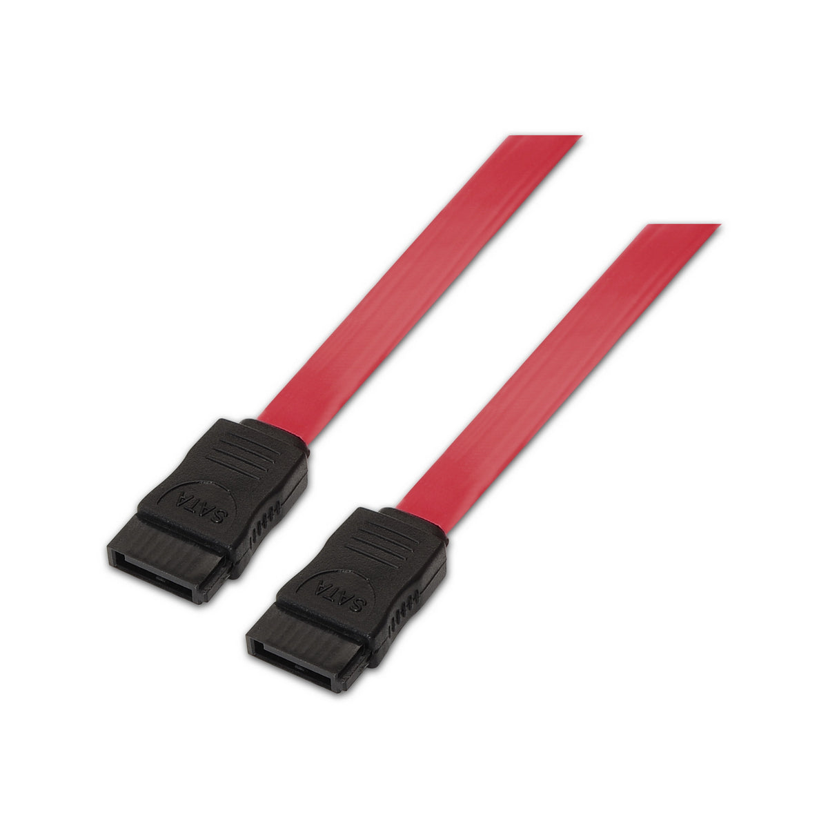 Cable AISENS SATA3 (7-pin) 0.5m Negro/Rojo (A130-0153)