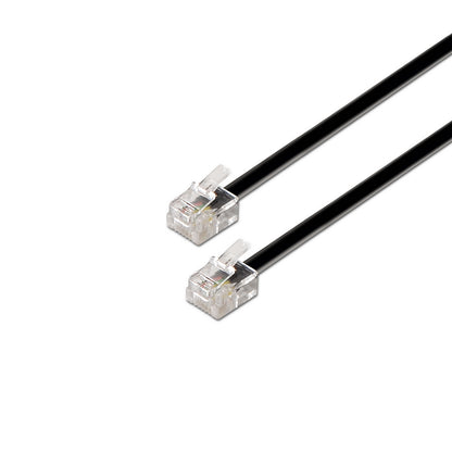 CABLE DE TELEFONO RJ11 2M AISENS BLACK