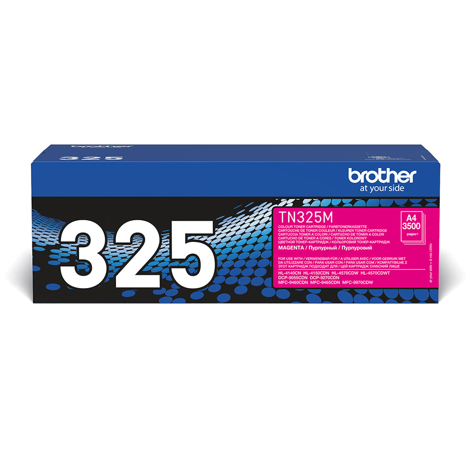 Brother TN325 Magenta Cartucho de Toner Original - TN325M. 3.500 Paginas