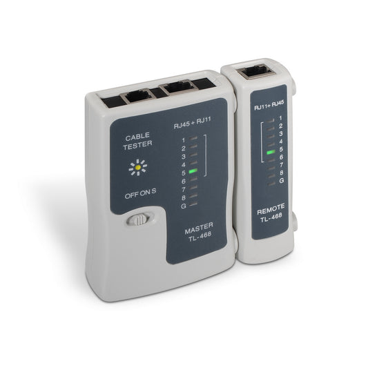AISENS Tester for RJ11/RJ12/RJ45 Gray (A142-0312)