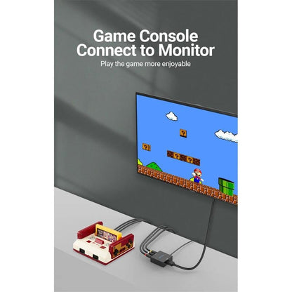 CONVERSOR VENTION RCA/H - HDMI/H MINIUSB/H BLACK