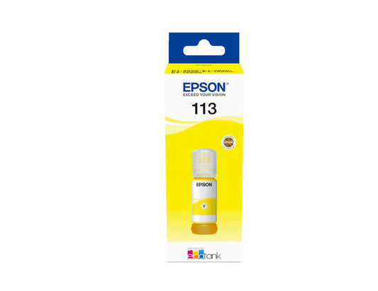 Epson 113 Amarillo Botella de Tinta Pigmentada Original - C13T06B440. 70 ml
