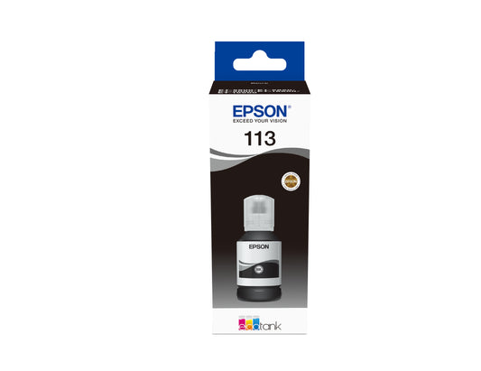 Epson 113 Negro Botella de Tinta Pigmentada Original - C13T06B140. 127 ml