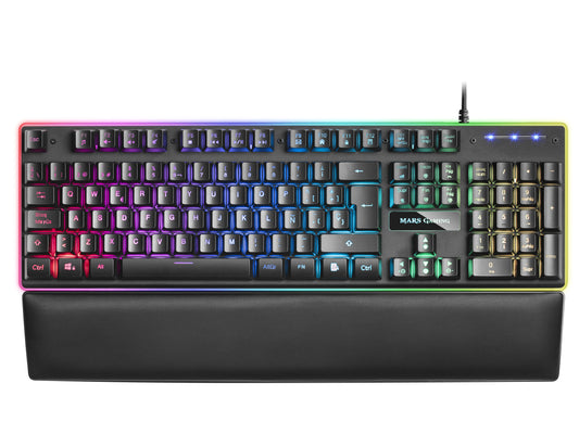 Mars Gaming LED RGB USB 1.5m Black Keyboard (MK320ES)