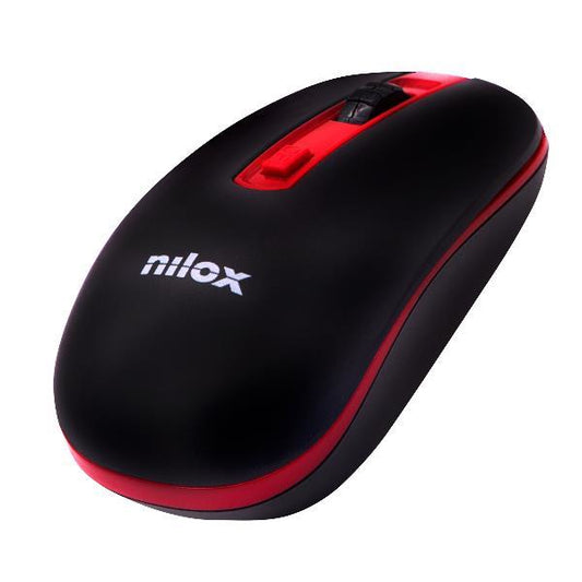 NILOX Wireless Mouse 1000dpi Black/Red (NXMOWI2002)