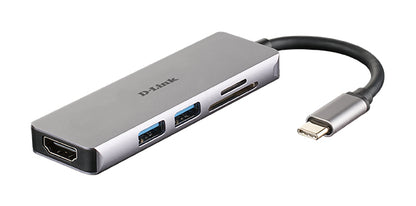 D-Link USB-C USB3/HDMI/Card Reader Docking Station (DUB-M530)