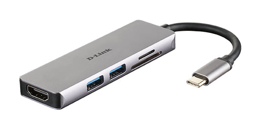 D-Link USB-C USB3/HDMI/Card Reader Docking Station (DUB-M530)