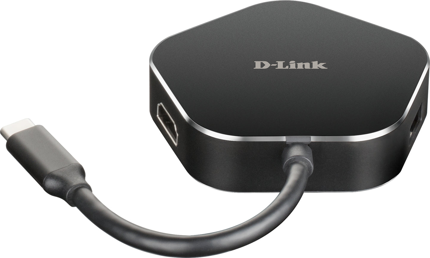 Hub D-Link USB-C a HDMI USB-C 3xUSB 3.0 (DUB-M420)