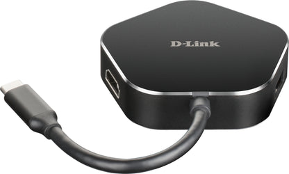 Hub D-Link USB-C a HDMI USB-C 3xUSB 3.0 (DUB-M420)