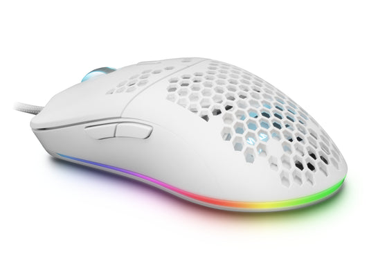Mars Gaming RGB USB-A 12400dpi White Mouse (MMAXW)