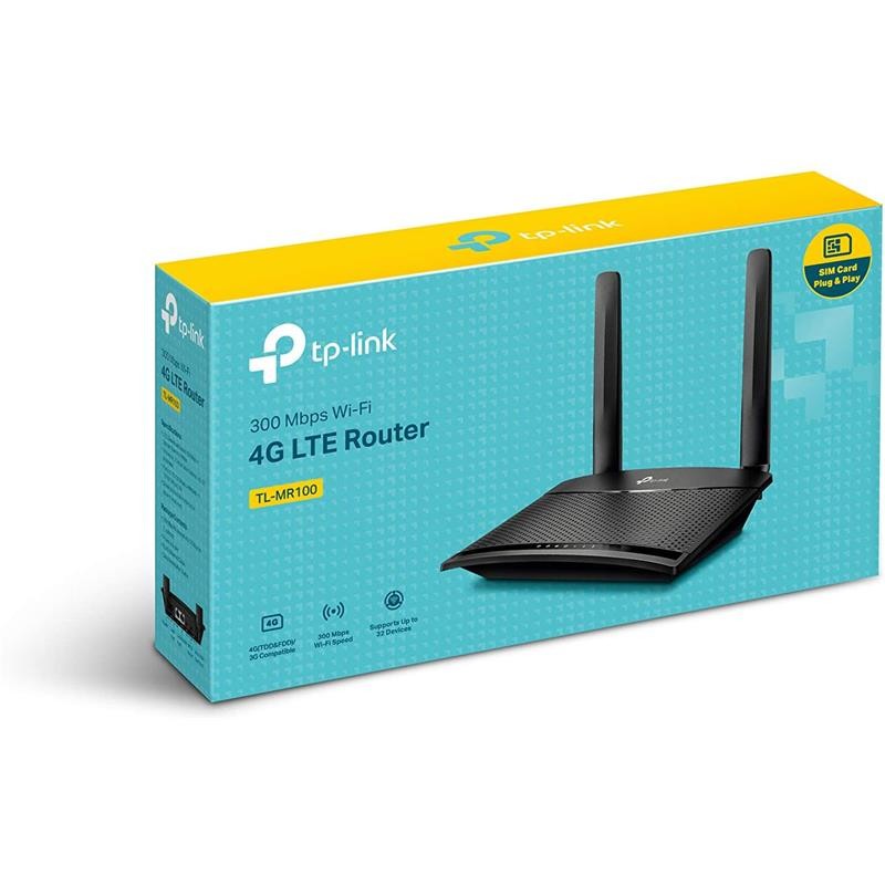 WIRELESS ROUTER TP-LINK TL-MR100 3G/4G 300MBPS
