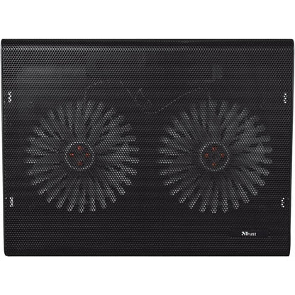 SOPORTE + VENTILADOR NOTEBOOK TRUST HASTA 17.4" BLACK
