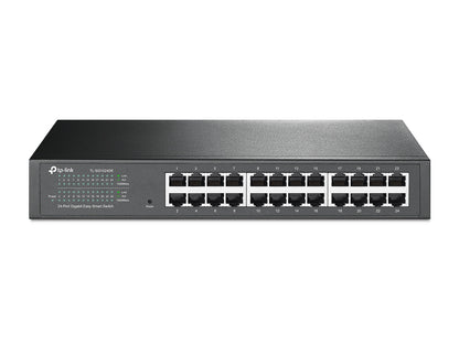 TP-Link 24xRJ45 Rack 1U Black Switch (TL-SG1024DE)