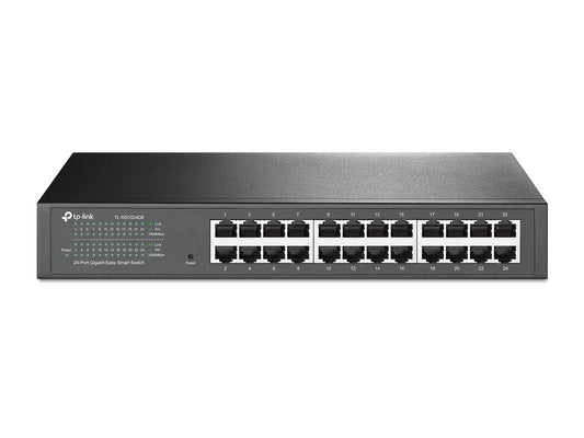 TP-Link 24xRJ45 Rack 1U Black Switch (TL-SG1024DE)