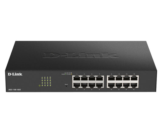 D-Link 24xRJ45 GbE PoE+ Rackmount Switch (DGS-1100-24PV2)