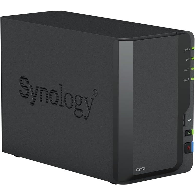 UNIDAD NAS SYNOLOGY 2 HDD/SSD DISKTATION CPU 1.7GHZ 4 NUCLEOS