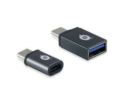 Adaptador CONCEPTRONIC USB-C a USB-A/mUSB 2Un (DONN04G)