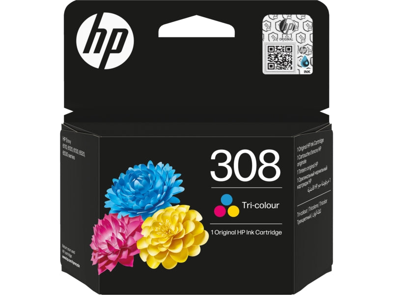 HP 308 Color Original Ink Cartridge - 7FP2UE