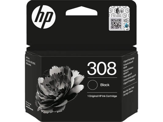 HP 308 Black Original Ink Cartridge - 7FP21UE