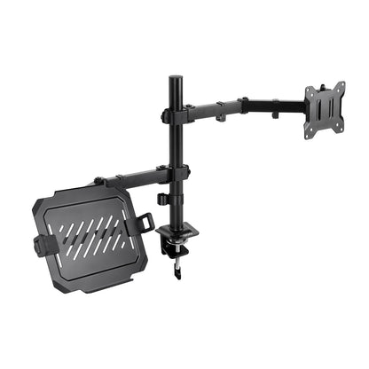 SOPORTE DE MESA MONITOR/PORTATIL TOOQ DB1200TN-B 13-32 2 BRAZOS BLACK