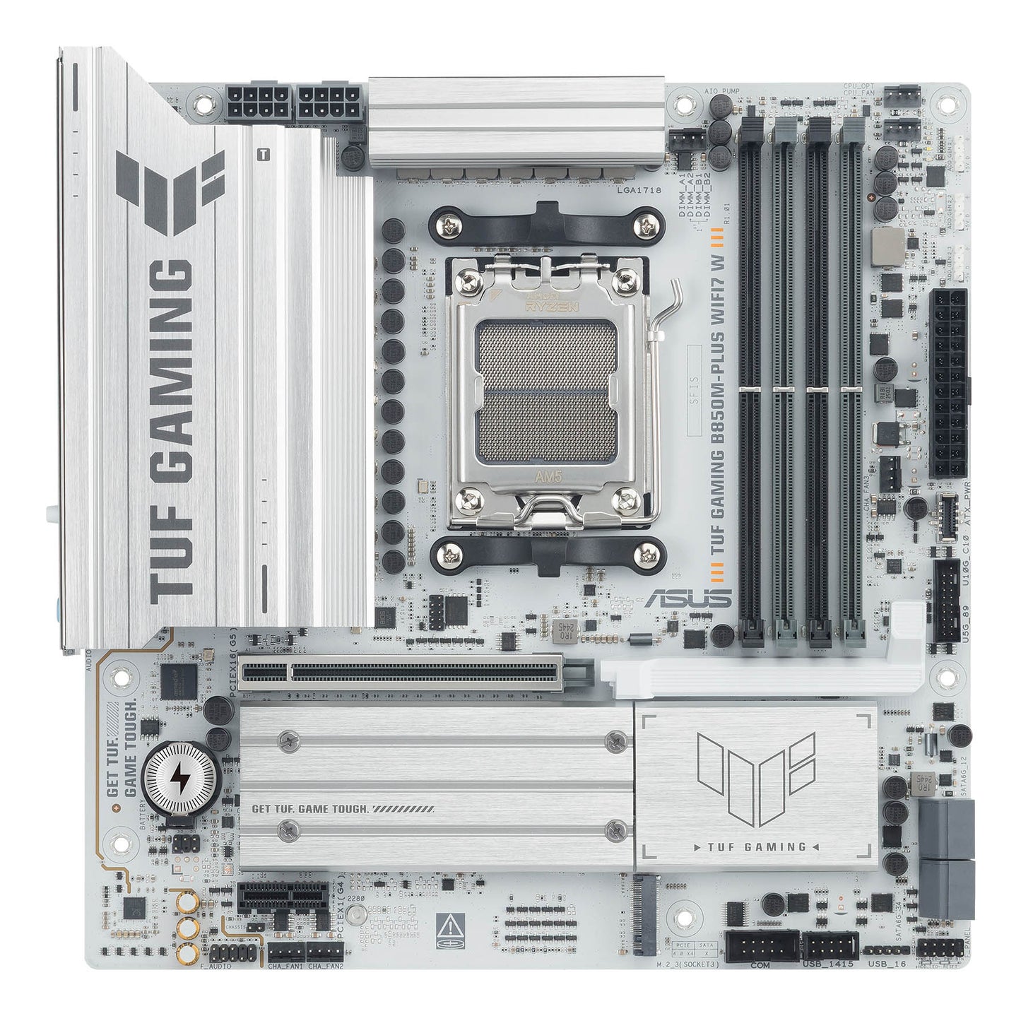 ASUS TUF GAMING B850M-PLUS WIFI7 W:(AM5) 4DDR5