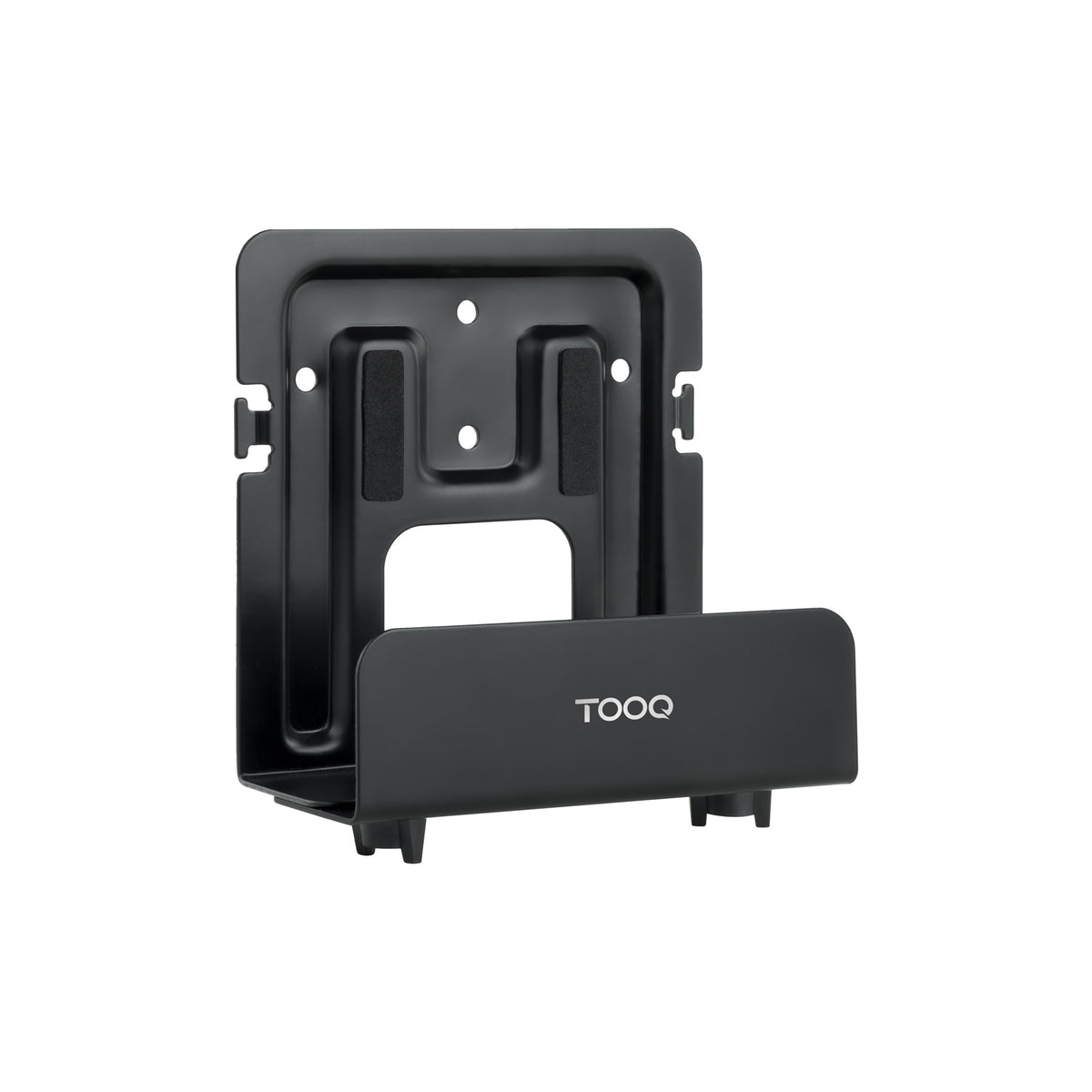 SOPORTE DE PARED UNIVERSAL TOOQ PARA ROUTER MINI PC MULTIMEDIA 5KG BLACK (TQMPM4776)