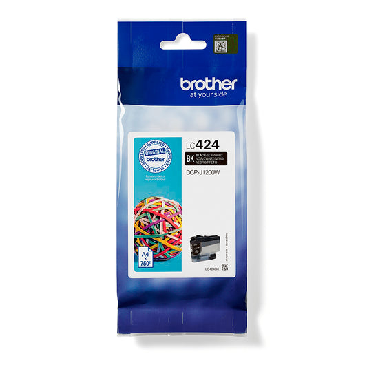 BROTHER Black Ink 750 pages (LC424BK)