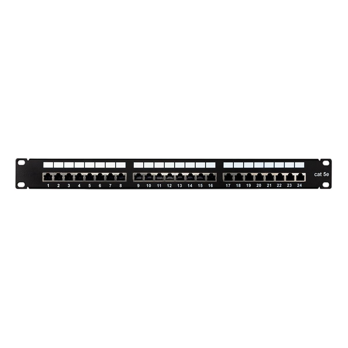 Patch Panel Aiten Data 24p Cat5 FTP 1U Negro(80.24.05F)
