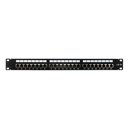 Patch Panel Aiten Data 24p Cat5 FTP 1U Negro(80.24.05F)