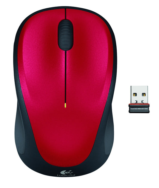 LOGITECH M235 Wireless Notebook Mouse Red (910-002496)