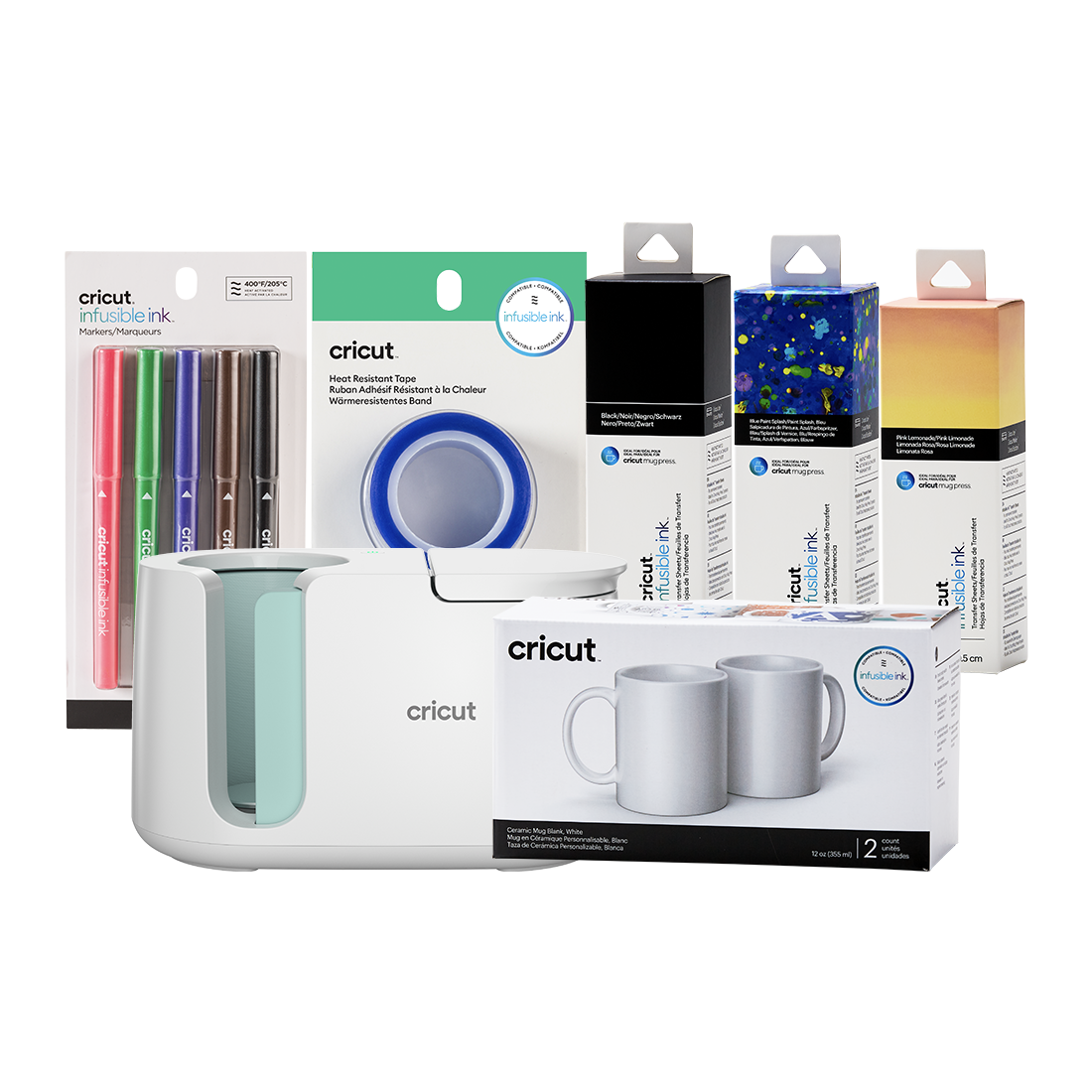 Bundle CRICUT Mug Press + Accesorios (CRC-8001862)